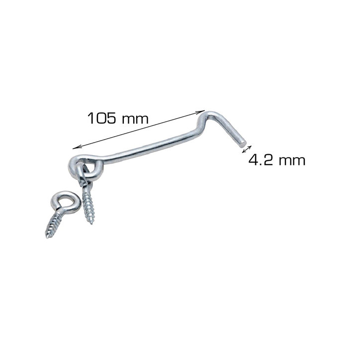 Dørkrok 105 mm elforsinket 2 stk.